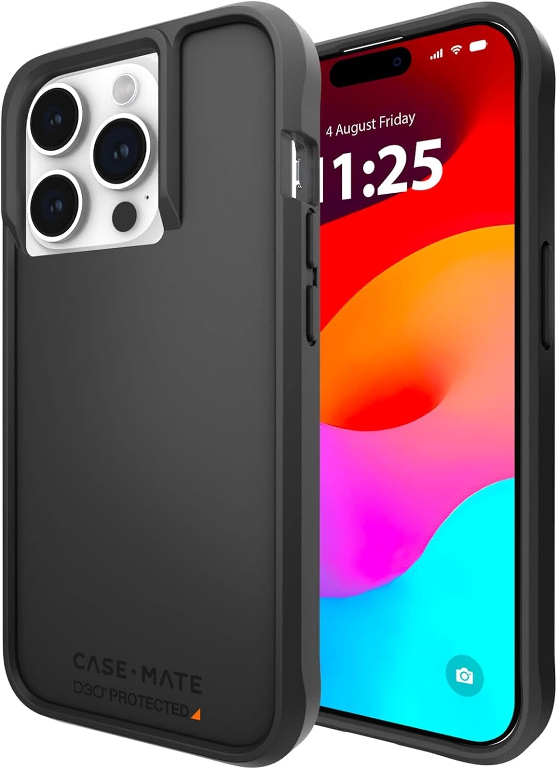 Case-Mate Ultra Tough D30 Black MagSafe Case for iPhone 15 Pro