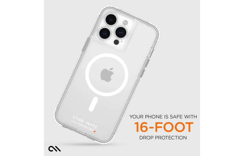 Case-Mate Ultra Tough D30 Clear MagSafe Case for iPhone 15 Pro Max