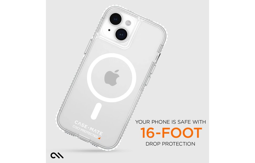 Case-Mate Ultra Tough D30 Clear MagSafe Case for iPhone 15 Plus