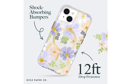 Case-Mate Rifle Paper Co. Pastel Marguerite MagSafe Case for iPhone 15/14/13