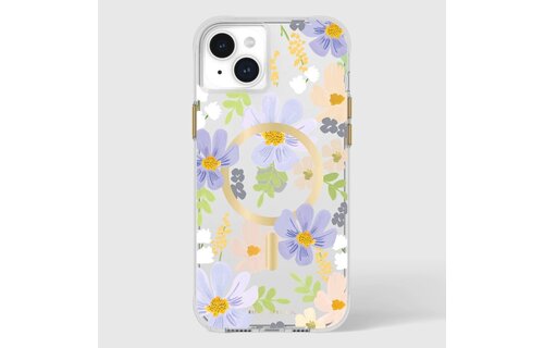 Case-Mate Rifle Paper Co. Pastel Marguerite MagSafe Case for iPhone 15 Plus