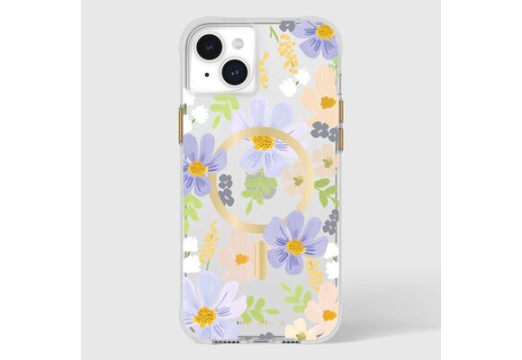 Case-Mate Rifle Paper Co. Pastel Marguerite MagSafe Case for iPhone 15 Plus
