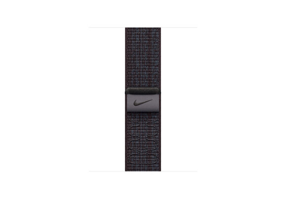 Apple Watch Band - 38/40/41/42mm (series 10 only) Black/Blue Nike Sport Loop (Fits 130-190mm wrists)