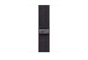 Apple Watch Band - 44/45/46/49mm Black/Blue Nike Sport Loop (Fits 145-220mm wrists)