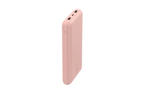 Belkin BOOST↑CHARGE™ USB-C /Dual USB-A PD Power Bank 20,000 mAh with USB-C to USB-A cable Rose Gold