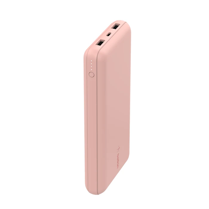 Belkin BOOST↑CHARGE™ USB-C /Dual USB-A PD Power Bank 20,000 mAh with USB-C to USB-A cable Rose Gold