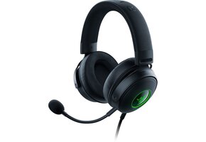 Razer Kraken V3 HyperSense 7.1 Surround Sound Wired Gaming Headset for PC/PlayStation with Haptic Technology- Black