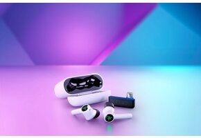 Razer Hammerhead Wireless PlayStation Licensed In-Ear MultiPlatform Gaming Earbuds White