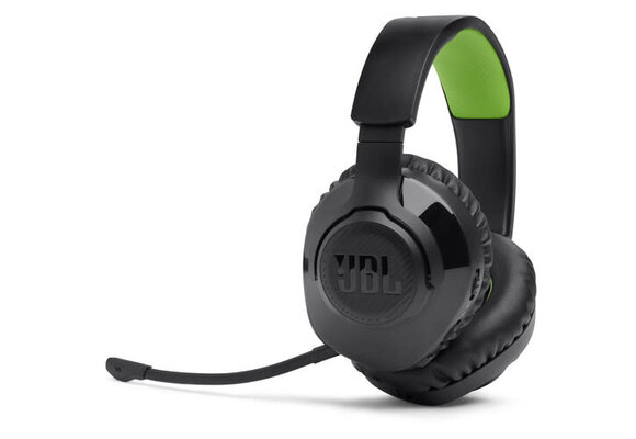 JBL Quantum 360X  Wireless Over Ear Gaming Headset Optimized for XBox also compatible with PSN/PC/Mac/Switch Black/Green WSL
