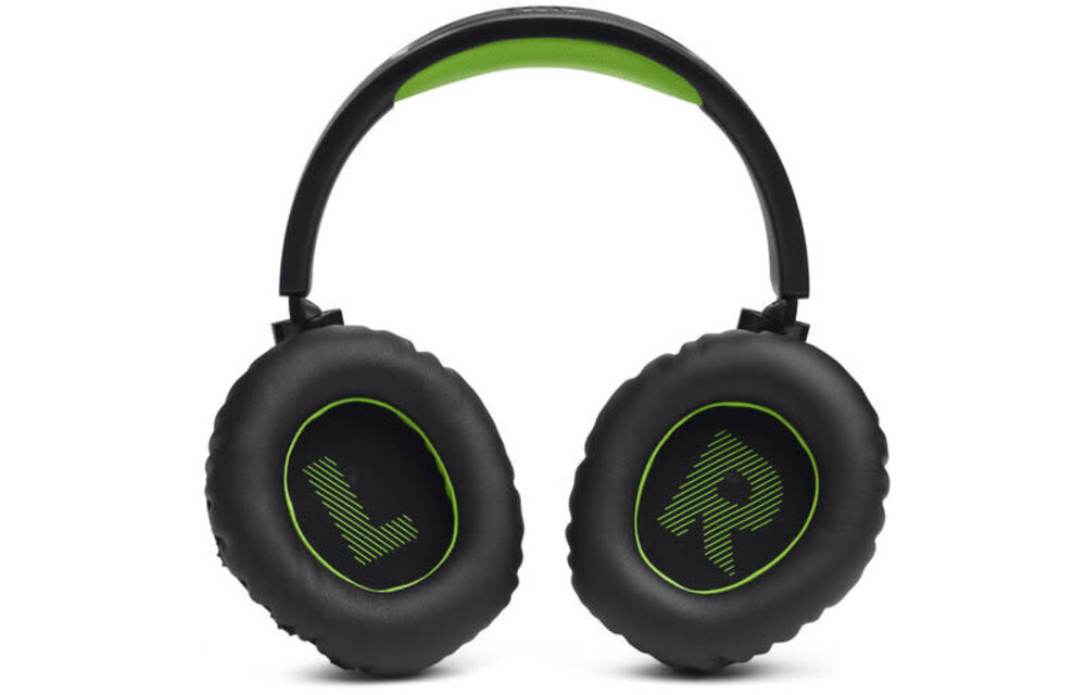 JBL Quantum 360X  Wireless Over Ear Gaming Headset Optimized for XBox also compatible with PSN/PC/Mac/Switch Black/Green WSL
