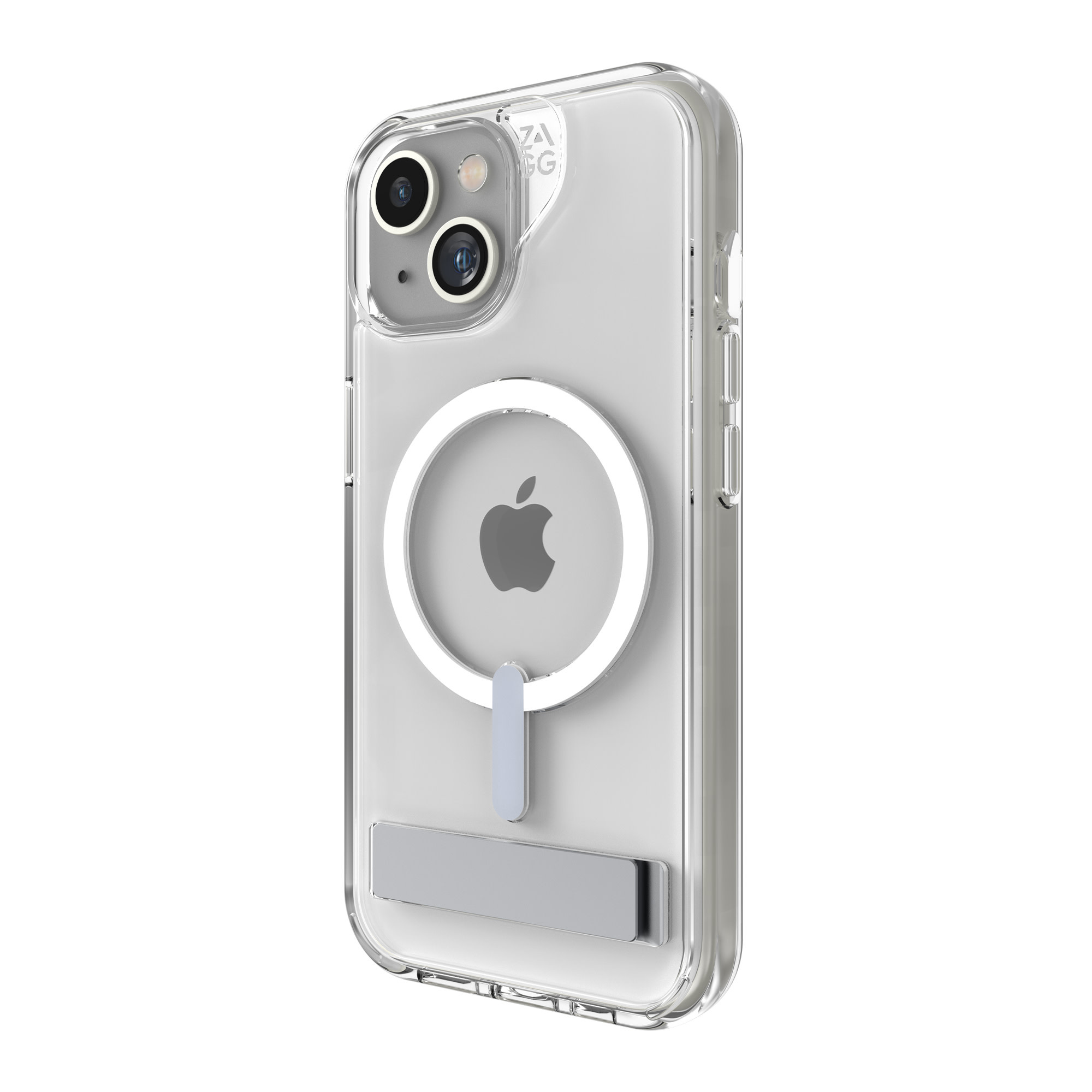 Gear4 Crystal Palace Snap Case w/ Kickstand with Magsafe for iPhone 15/14/13 Clear