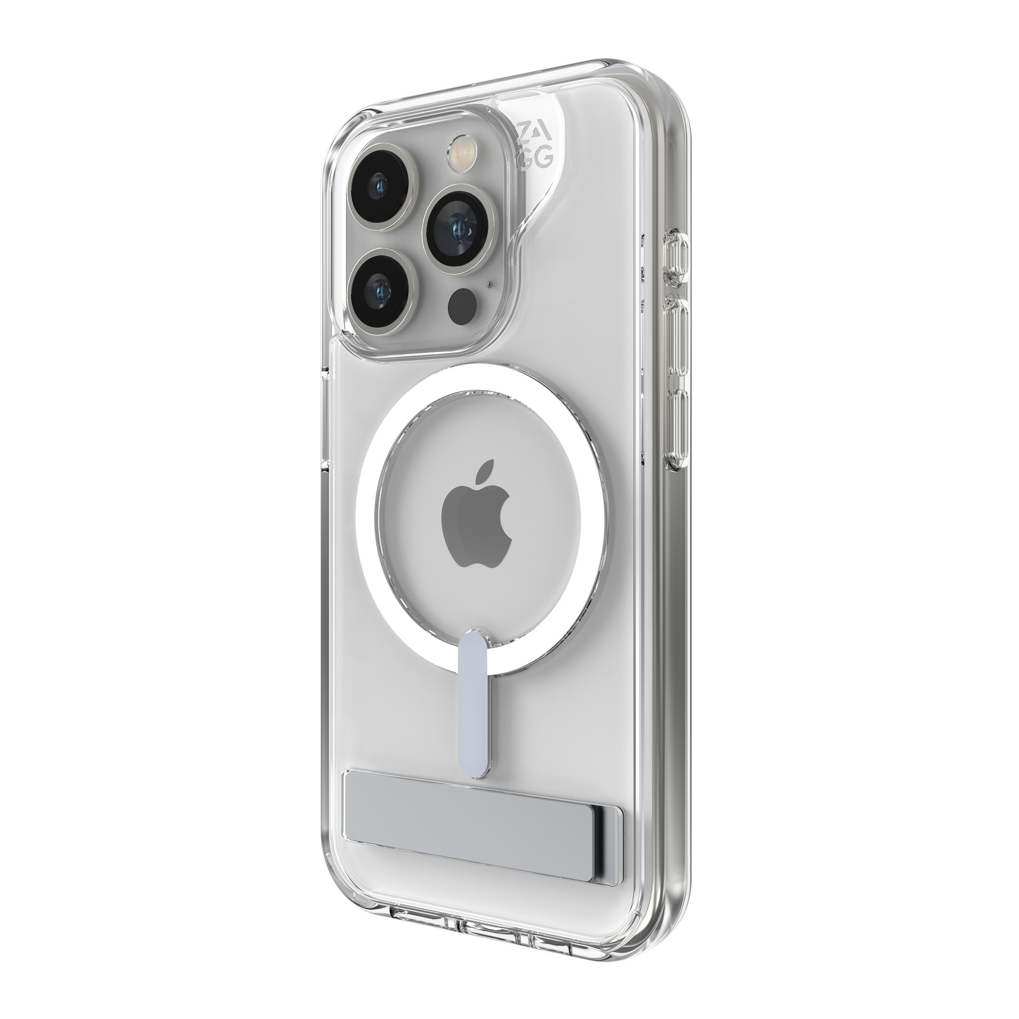 Gear4 Crystal Palace Snap Case w/ Kickstand with Magsafe for iPhone 15 Pro Clear