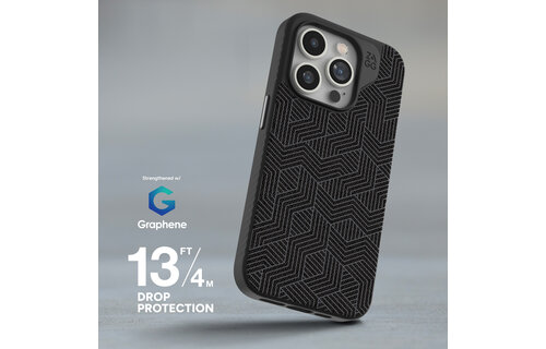 Gear4 London Snap Case with Magsafe for iPhone 15 Pro Gray Geo