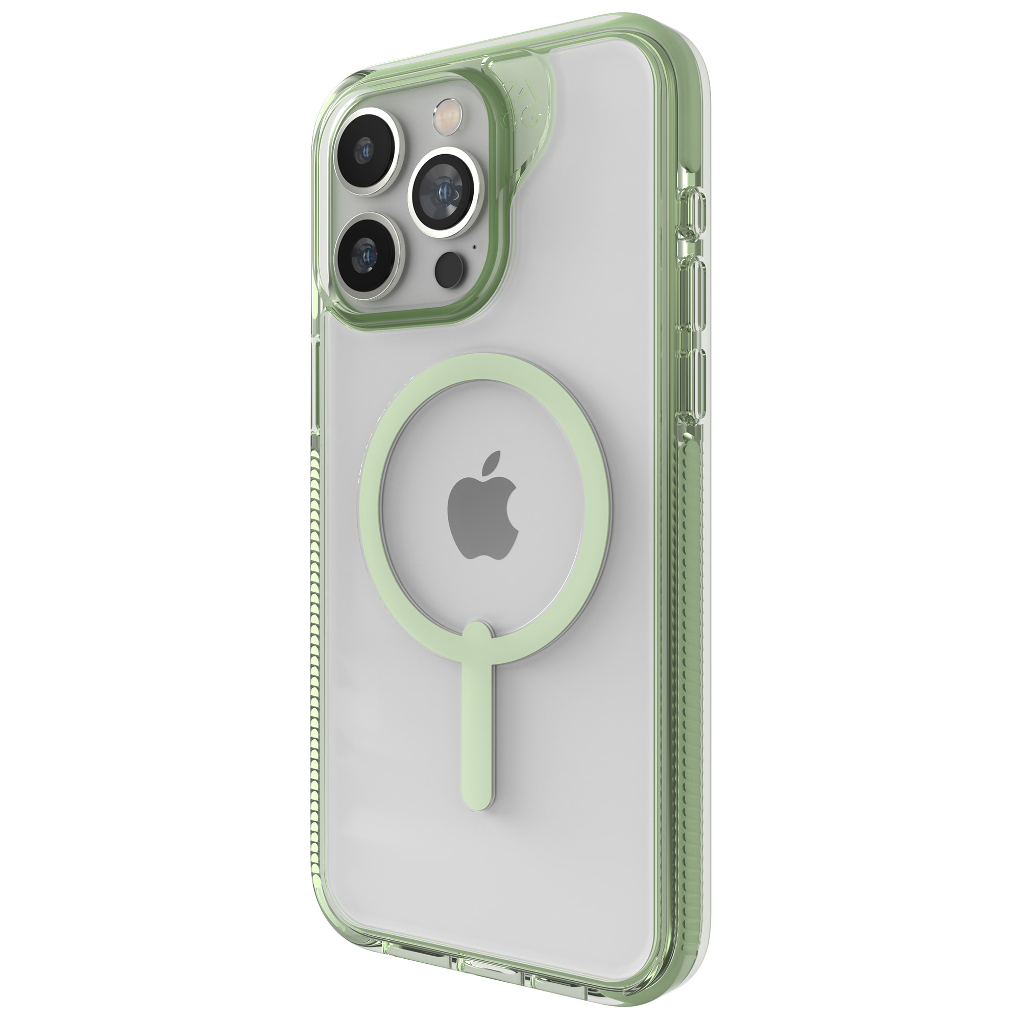Gear4 Santa Cruz Snap Case with Magsafe for iPhone 15 Pro Max Clear/Green