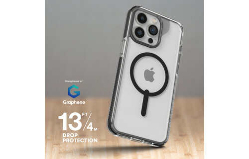 Gear4 Santa Cruz Snap Case with Magsafe for iPhone 15 Pro Max Clear/Green