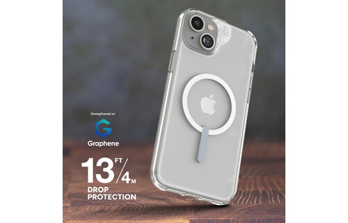 Gear4 Crystal Palace Snap Case with Magsafe for iPhone 15 Plus/14 Plus Clear