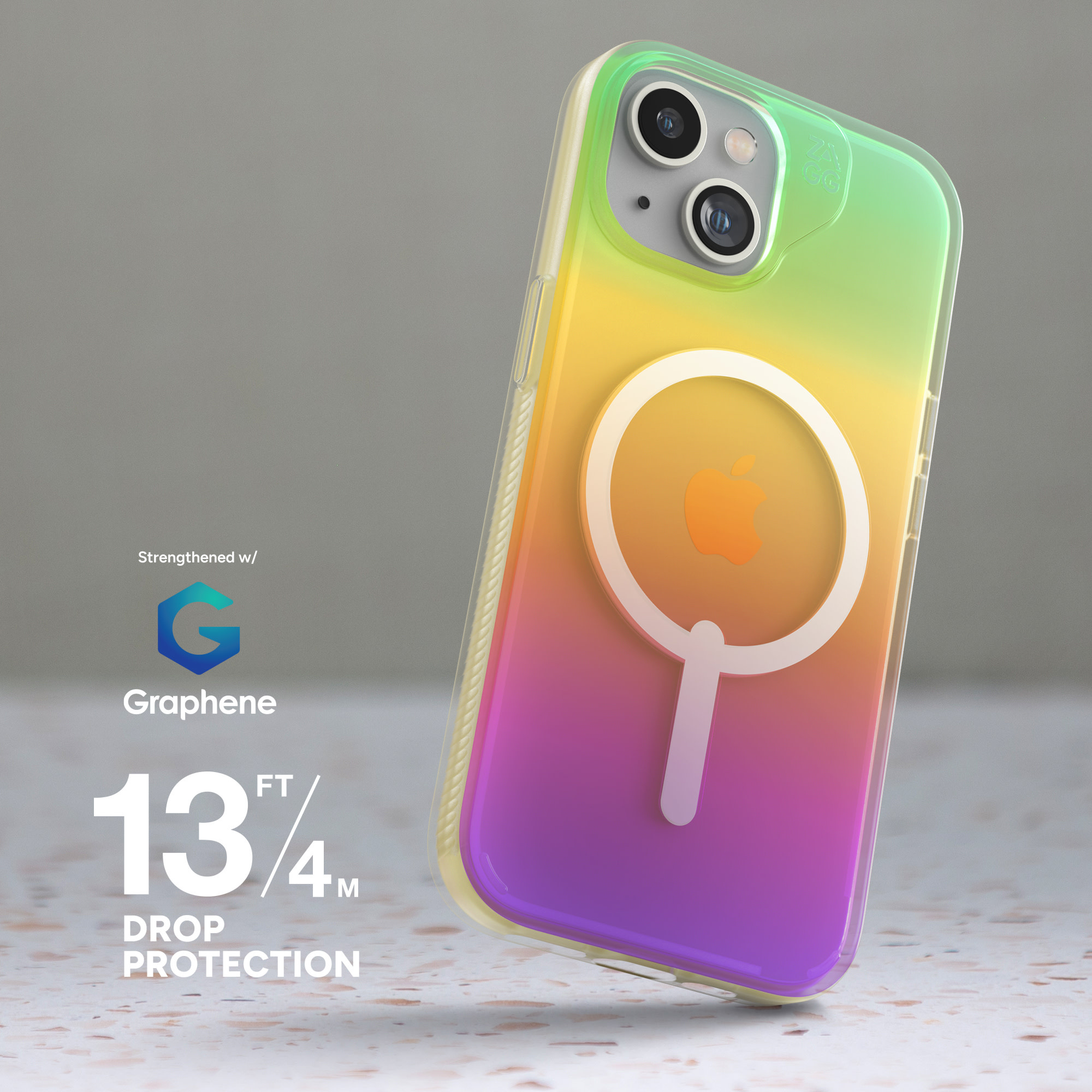 Gear4 Milan Snap Case with Magsafe for iPhone 15/14/13 Glacier