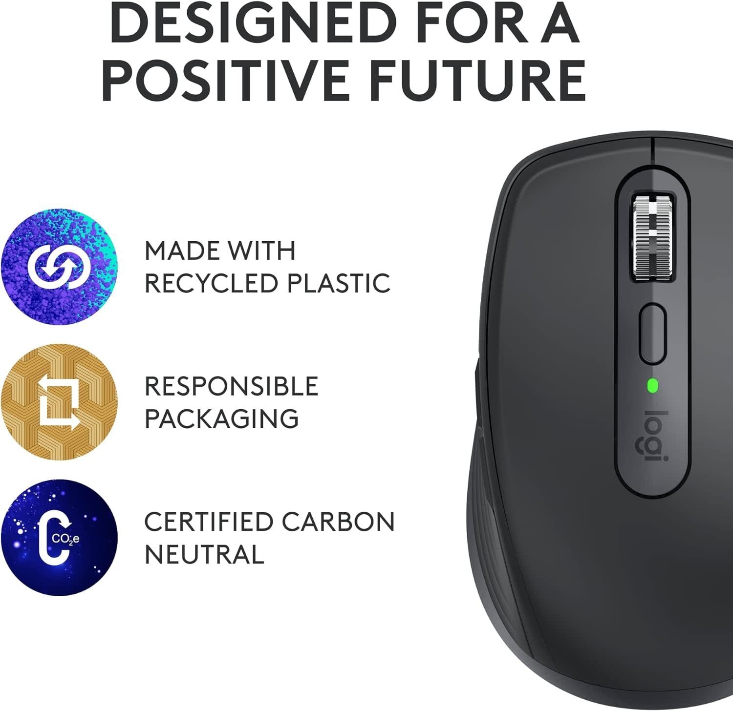 Logitech MX Anywhere 3s Wireless Compact Performance Mouse - Graphite