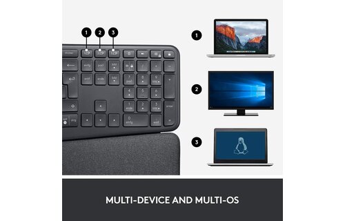 Logitech ERGO K860 for Business Wireless Split Ergonomic Keyboard (PC/Mac)