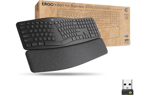 Logitech ERGO K860 for Business Wireless Split Ergonomic Keyboard (PC/Mac)