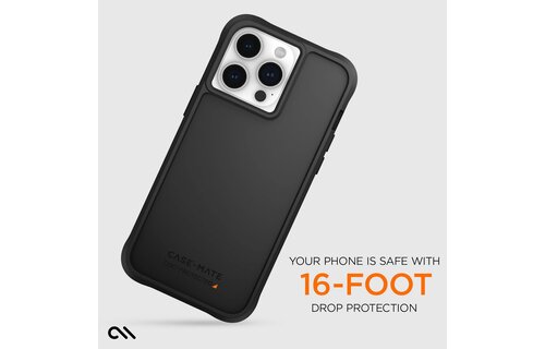 Case-Mate Ultra Tough D30 MagSafe Case for iPhone 15 Pro Max Black
