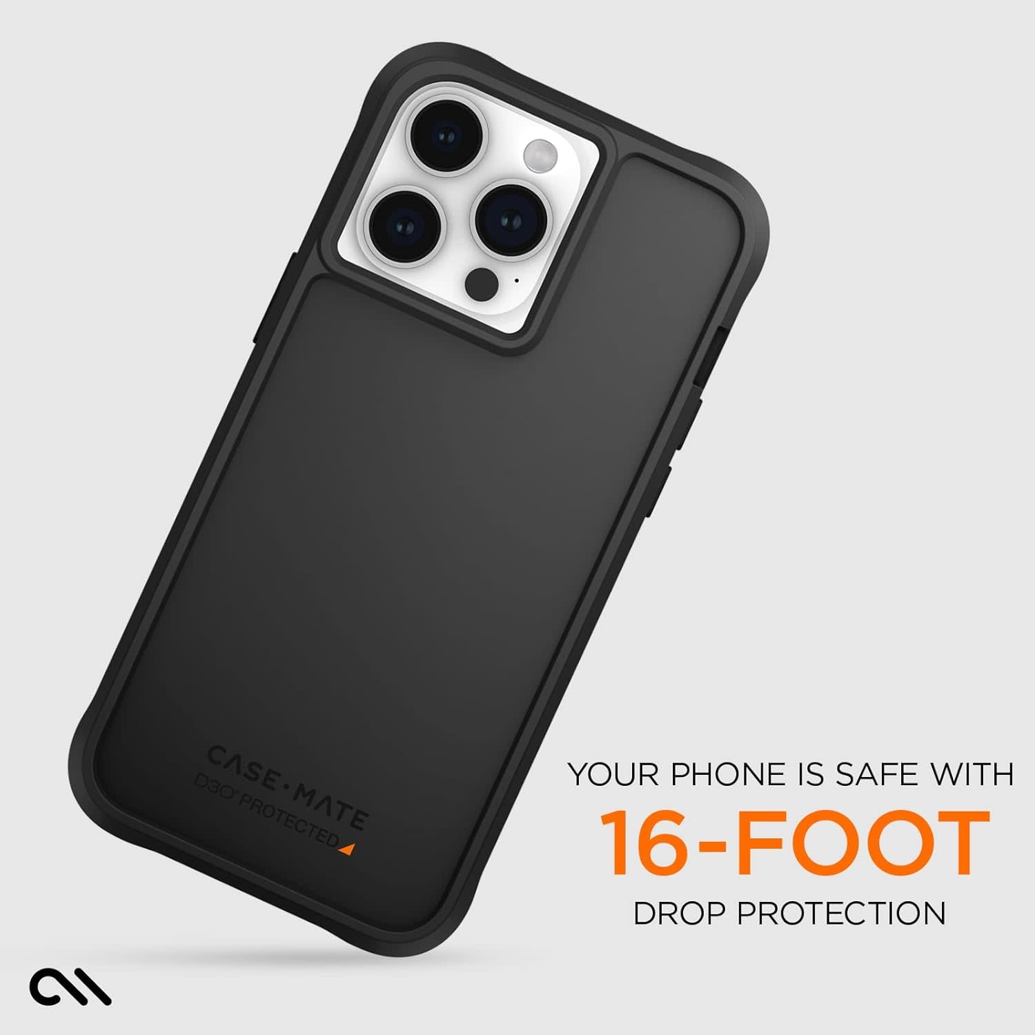 Case-Mate Ultra Tough D30 MagSafe Case for iPhone 15 Pro Max Black