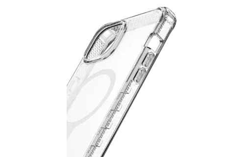 Itskins Supreme Clear Case for iPhone 15/14 - Transparent White Print