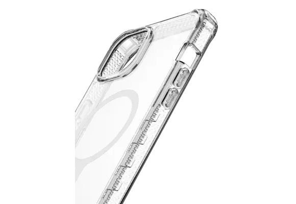 Itskins Supreme Clear Case for iPhone 15/14 - Transparent White Print