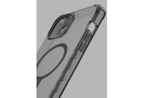 Itskins Supreme R Clear Case for iPhone 15 - Grey and Grey Print