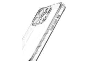 Itskins Supreme Clear Case for iPhone 15 Pro Max - Transparent White Print