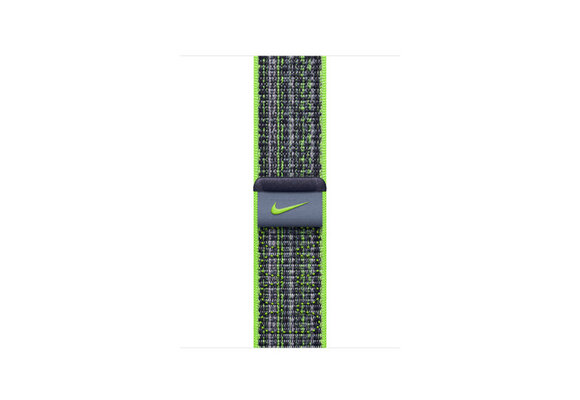 Apple Watch Band - 38/40/41/42mm (series 10 only) Green/Blue Nike Sport Loop (fits 130-190mm wrists)