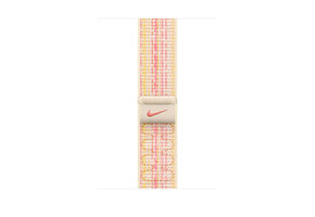 Apple Watch Band - 44/45/46/49mm Starlight/Pink Nike Sport Loop (fits 145-220mm wrists)