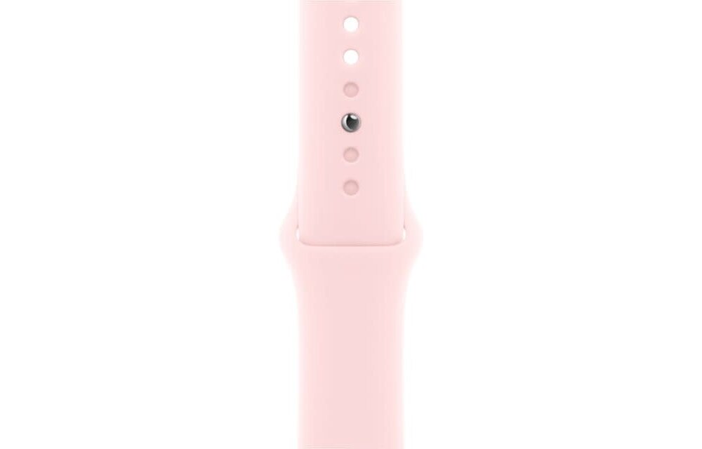 Apple Watch Band - 38/40/41/42mm (series 10 only) Light Pink Sport Band S/M (fits 130 - 180mm wrists)