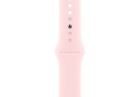 Apple Watch Band - 38/40/41/42mm (series 10 only) Light Pink Sport Band S/M (fits 130 - 180mm wrists)
