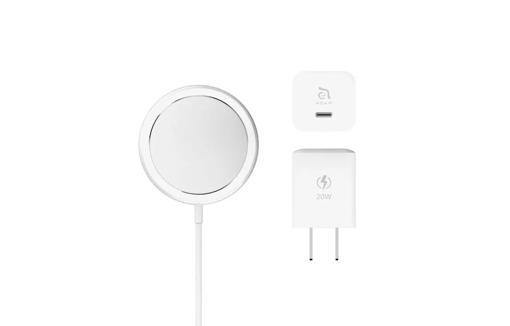 Adam Elements OMNIA M Kit Magnetic  Charger with 20W Power Adapter WHILE SUPPLIES LAST