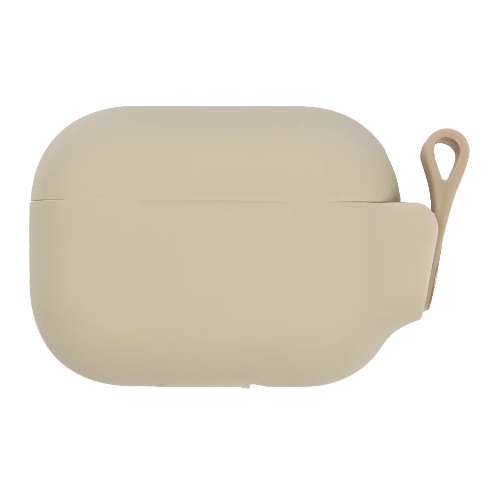 Moshi Pebbo Case w/ Detachable Wrist Strap and LintGuard™ Protection for Airpods Pro 2 ONLY Compatible with Lightning Cable only- Savannah Beige (NOT COMPATIBLE WITH AIRPODS 1ST/2ND/3RD GEN)