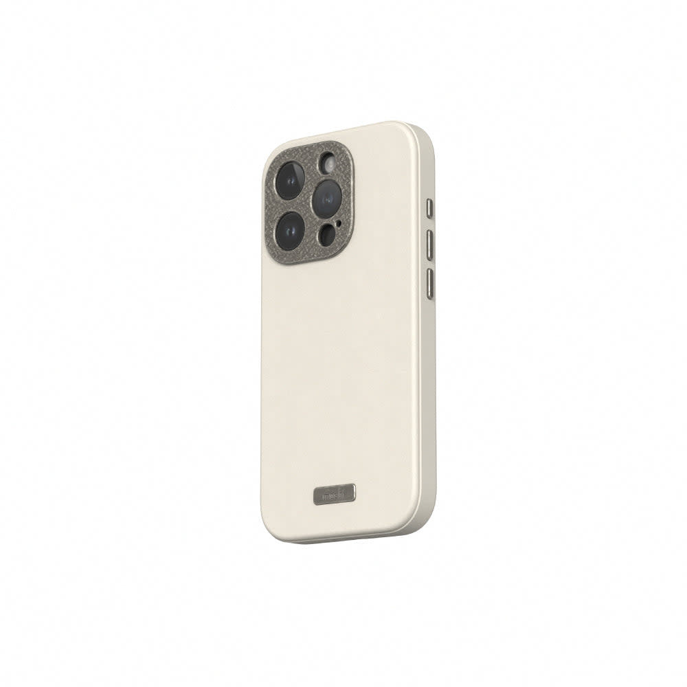 Moshi Napa Case with Magsafe for iPhone 15 Pro - Eggnog White