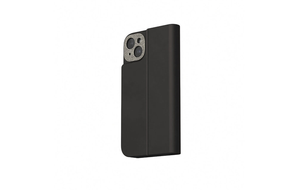 Moshi Overture Case /W DETACHABLE MAGNETIC WALLET for iPhone 15 Plus - Midnight Black