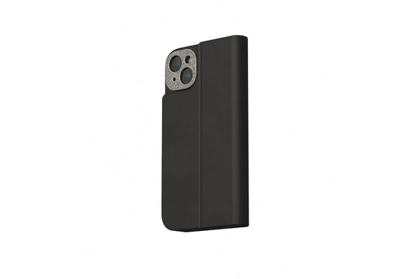 Moshi Overture Case /W DETACHABLE MAGNETIC WALLET for iPhone 15 Plus - Midnight Black