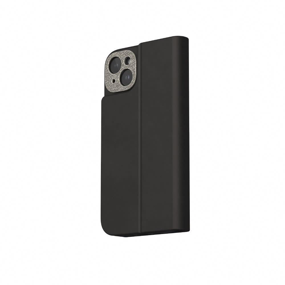Moshi Overture Case /W DETACHABLE MAGNETIC WALLET for iPhone 15 Plus - Midnight Black