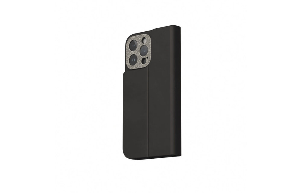 Moshi Overture Case /W DETACHABLE MAGNETIC WALLET for iPhone 15 Pro - Midnight Black