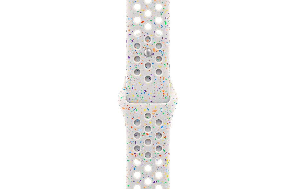 Apple Watch Band - 44/45/46/49mm Pure Platinum Nike Sport Band M/L (fits 160-210mm wrists)