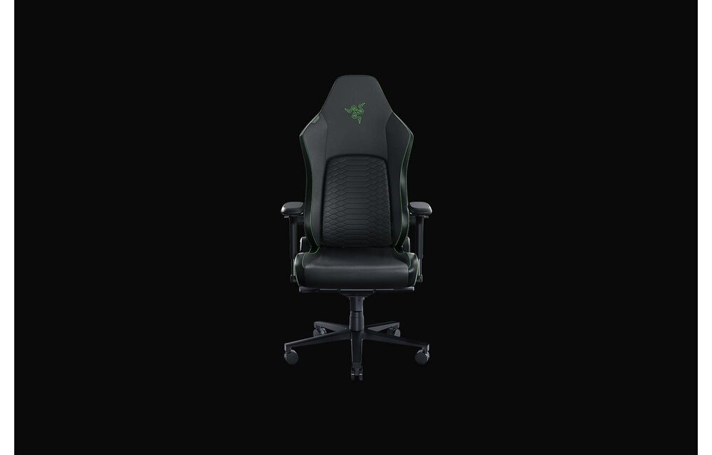 Razer Iskur V2 Gaming Chair with Adaptive Lumbar Support Synthetic Leather/Black/Green (assembly required)