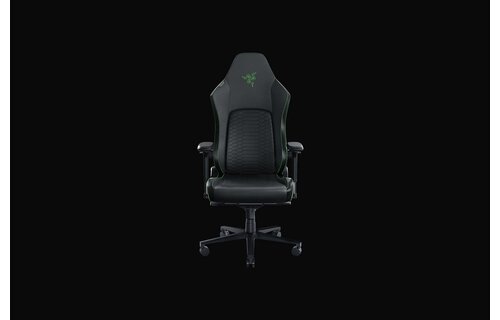 Razer Iskur V2 Gaming Chair with Adaptive Lumbar Support Synthetic Leather/Black/Green (assembly required)