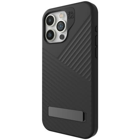 Zagg Denali Snap Case w/ Kickstand with Magsafe for iPhone 15 Pro Max Black