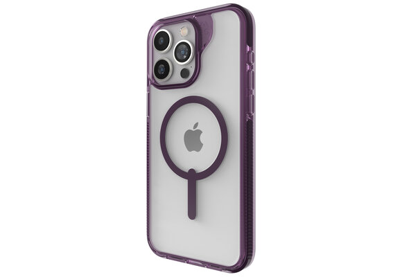 Zagg Santa Cruz Snap Case with Magsafe for iPhone 15 Pro Max Clear/Purple