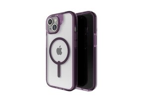 Zagg Santa Cruz Snap Case with Magsafe for iPhone 15/14/13 Clear/Purple