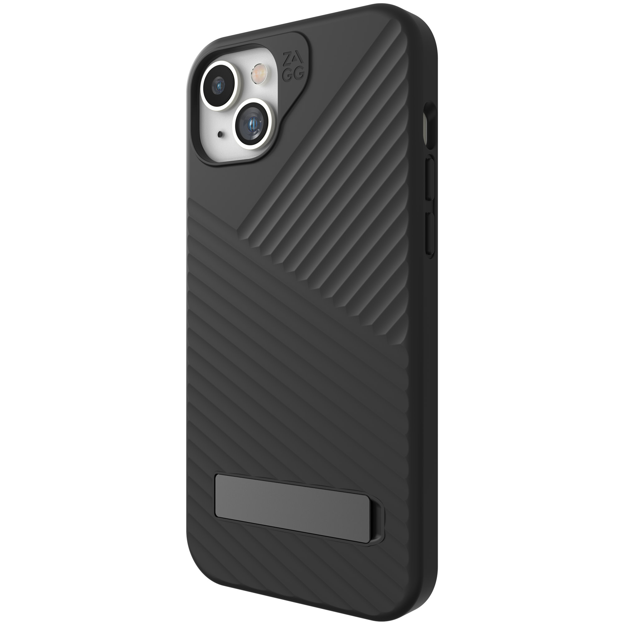 Zagg Denali Snap Case w/ Kickstand with Magsafe for iPhone 15 Plus/14 Plus Black
