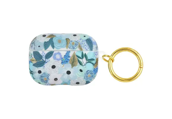 Case-Mate Rifle Paper Co. Case for AirPods Pro 2nd/1st Gen  Garden Party Blue (not compatible with AirPods 2nd/3rd gen)