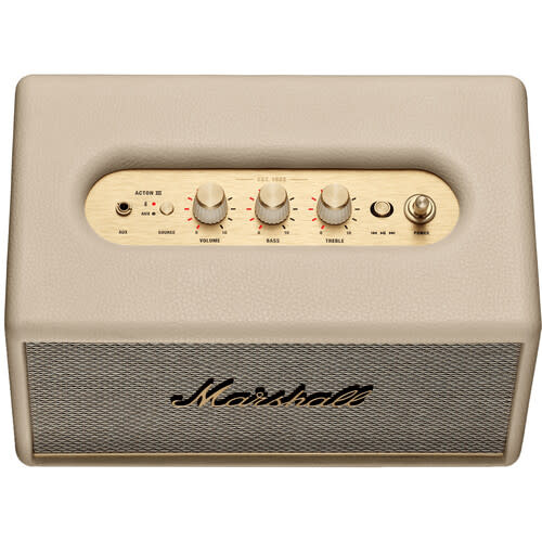 Marshall Acton III Bluetooth Speaker 120/230V US Adapter - Cream